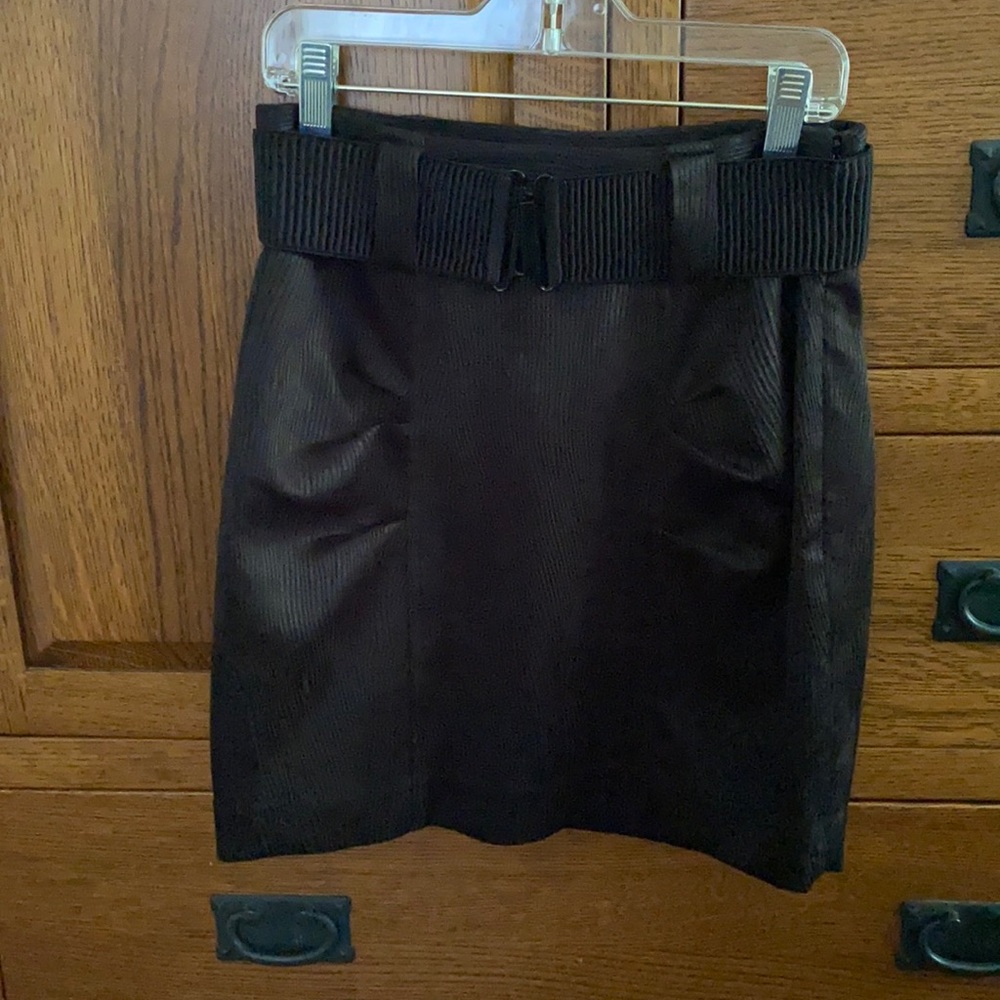 NWT BCBG Generation black mini skirt